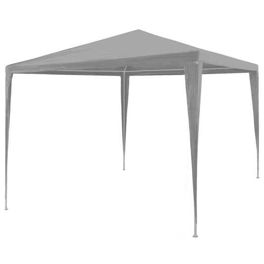 vidaXL Σκηνή Πάρτυ Ανοιχτό γκρι 300 x 300 x 255 εκ