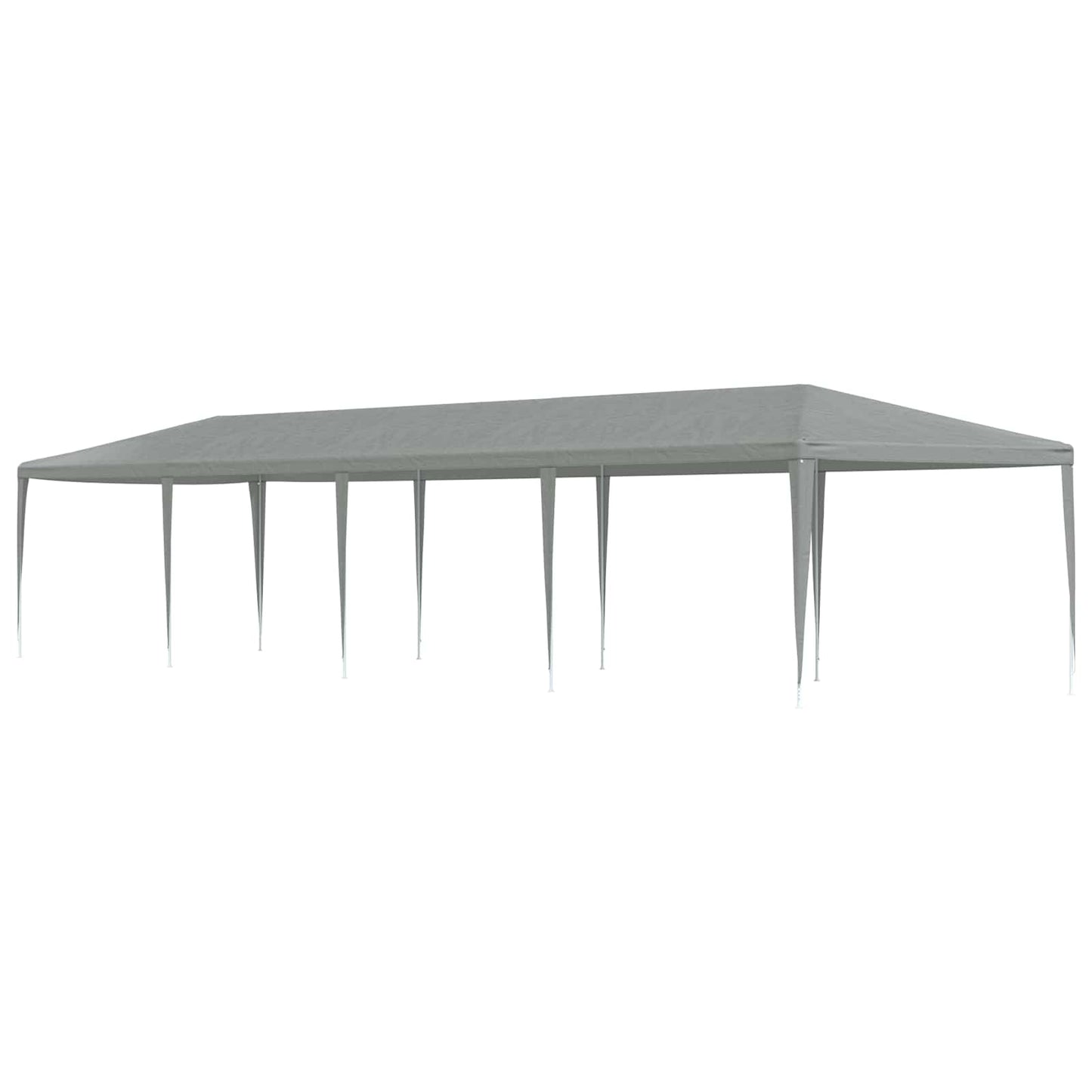 vidaXL Σκηνή Πάρτυ Ανοιχτό γκρι 1200 x 300 x 255 εκ