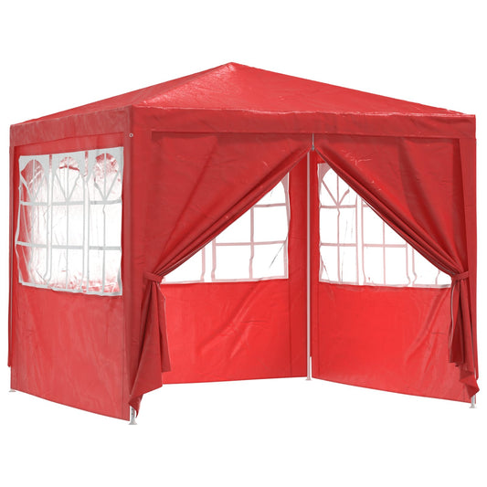 vidaXL Σκηνή Πάρτυ Κόκκινο 250 x 250 x 240 εκ.