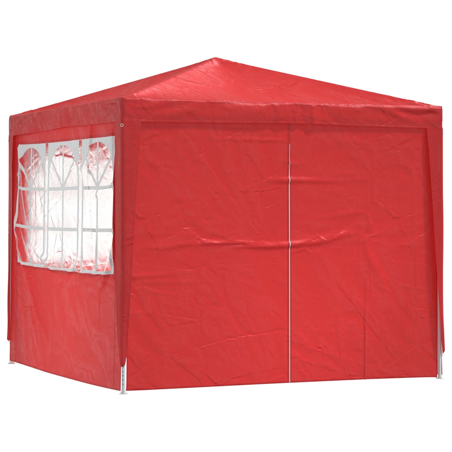 vidaXL Σκηνή Πάρτυ Κόκκινο 250 x 250 x 240 εκ.