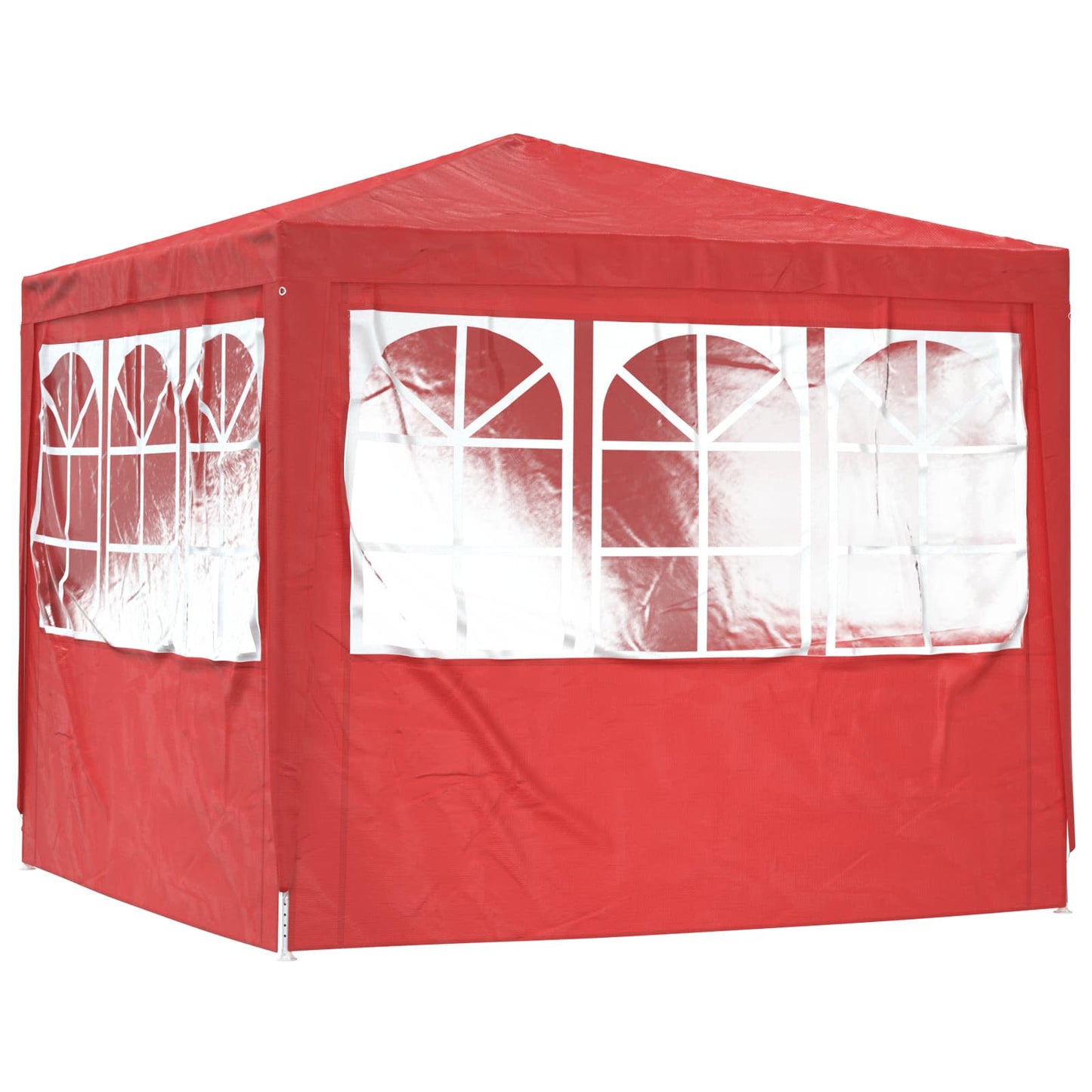 vidaXL Σκηνή Πάρτυ Κόκκινο 250 x 250 x 240 εκ.