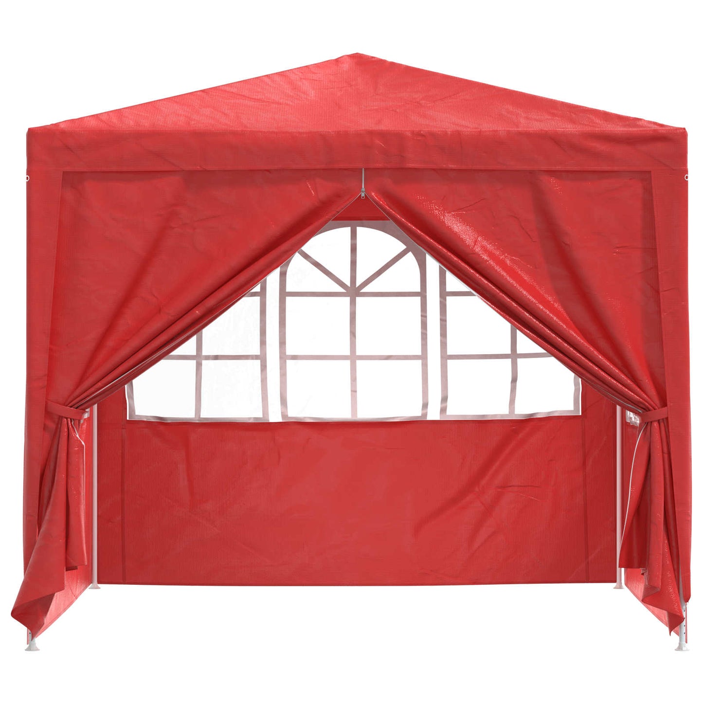 vidaXL Σκηνή Πάρτυ Κόκκινο 250 x 250 x 240 εκ.