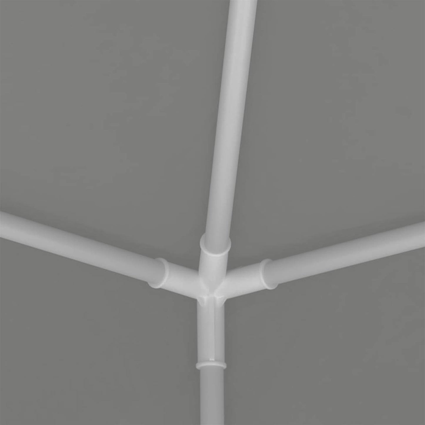 vidaXL Σκηνή Πάρτυ Ανοιχτό γκρι 250 x 250 x 240 εκ.