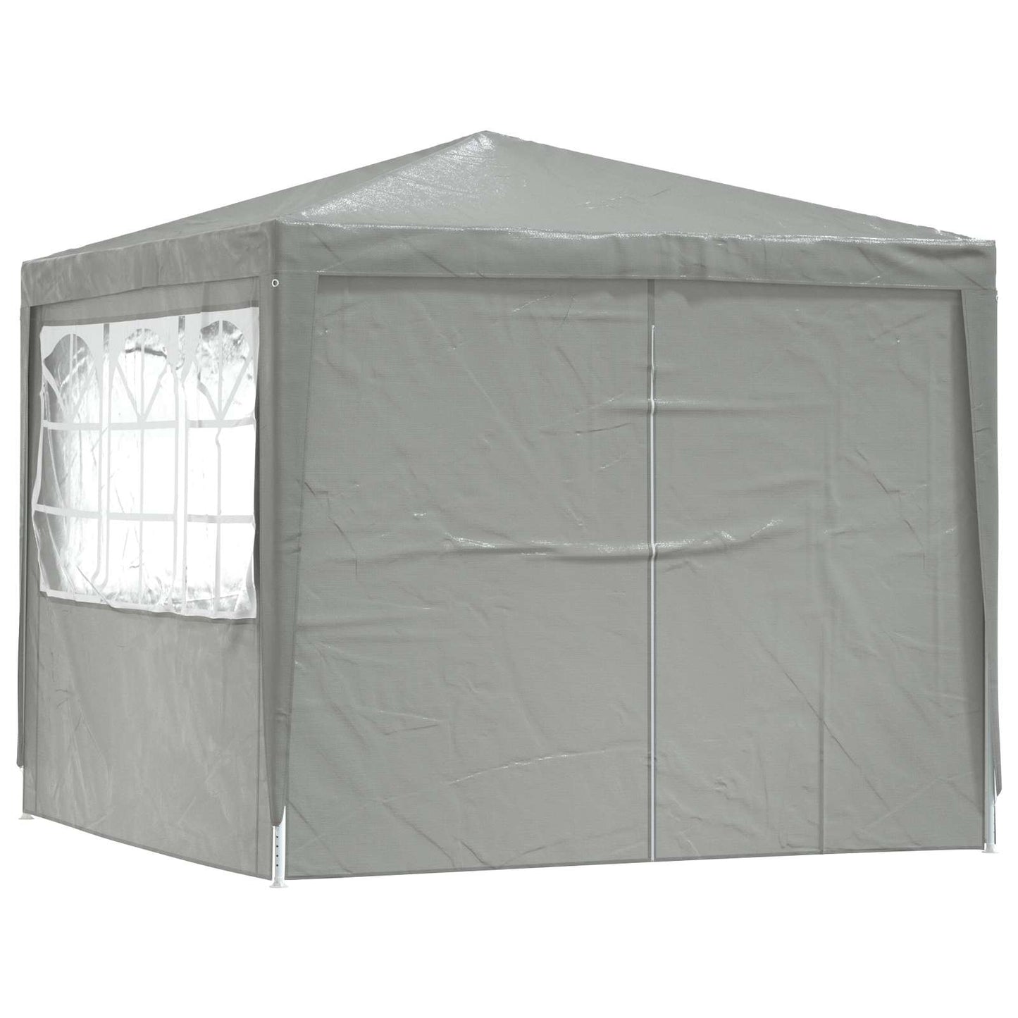 vidaXL Σκηνή Πάρτυ Ανοιχτό γκρι 250 x 250 x 240 εκ.