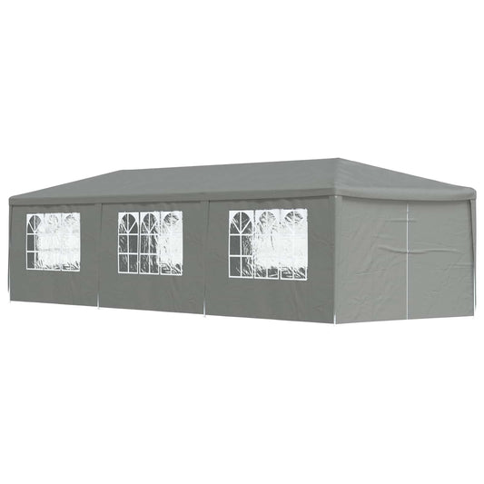 vidaXL Σκηνή Πάρτυ 900 x 300 x 255 εκ Ανοιχτό γκρι