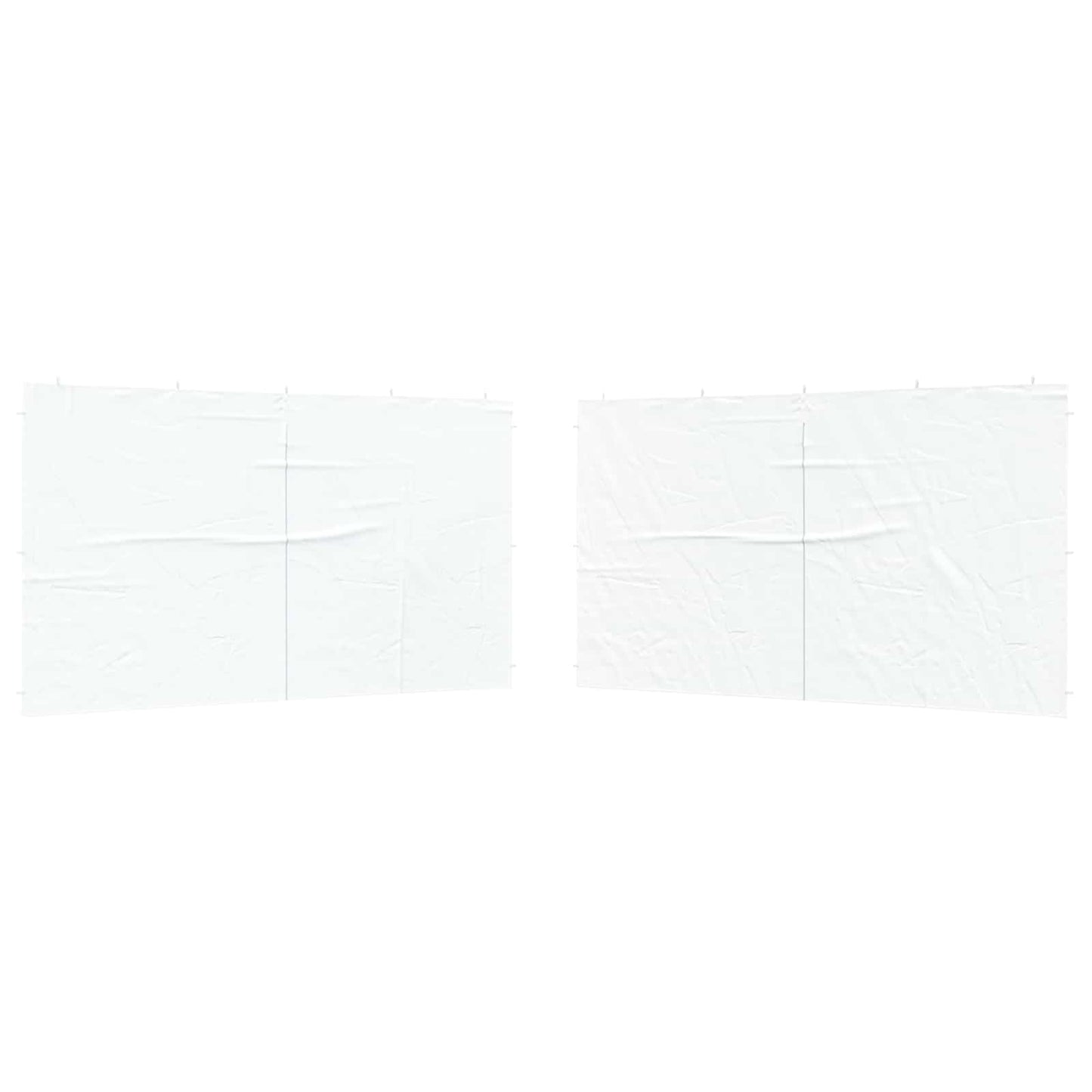 vidaXL Πλευρική Σκηνής Πάρτι 2 pcs Λευκό 400 x 195 εκ.