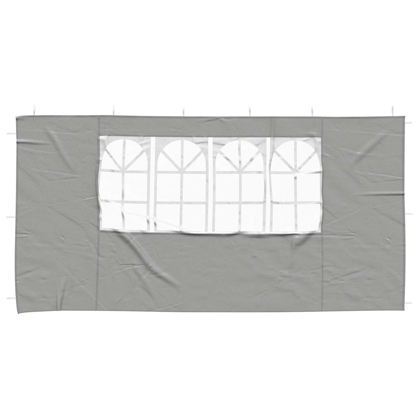 vidaXL Πλευρική Σκηνής Πάρτι 2 pcs 400 x 195 εκ. Ανοιχτό γκρι
