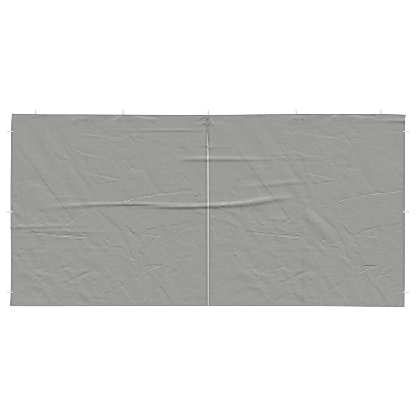 vidaXL Πλευρική Σκηνής Πάρτι 2 pcs Ανοιχτό γκρι 400 x 195 εκ.