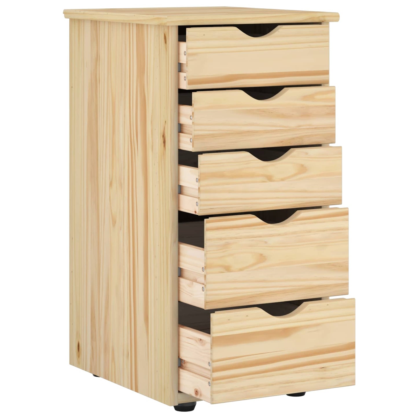 vidaXL Ντουλαπιού (Cabinet) 34 x 39 x 61,5 εκ Στερεό ξύλο πεύκου Καφέ