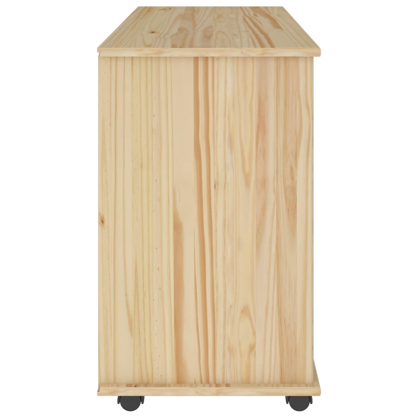 vidaXL Κινητό Ντουλάπι Καφέ 100 x 39 x 65,5 εκ Στερεό ξύλο πεύκου