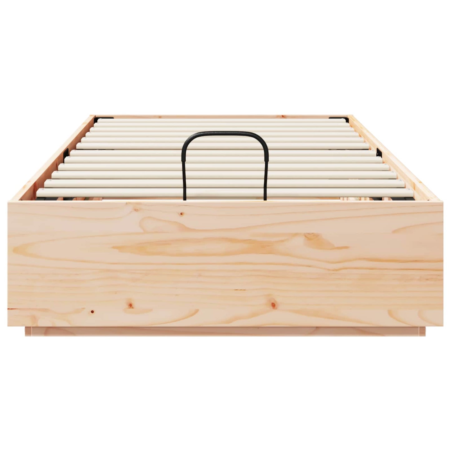 vidaXL Κρεβάτι Οθωμανικού Τύπου Φυσικό 90 x 190 cm Στερεό πεύκο