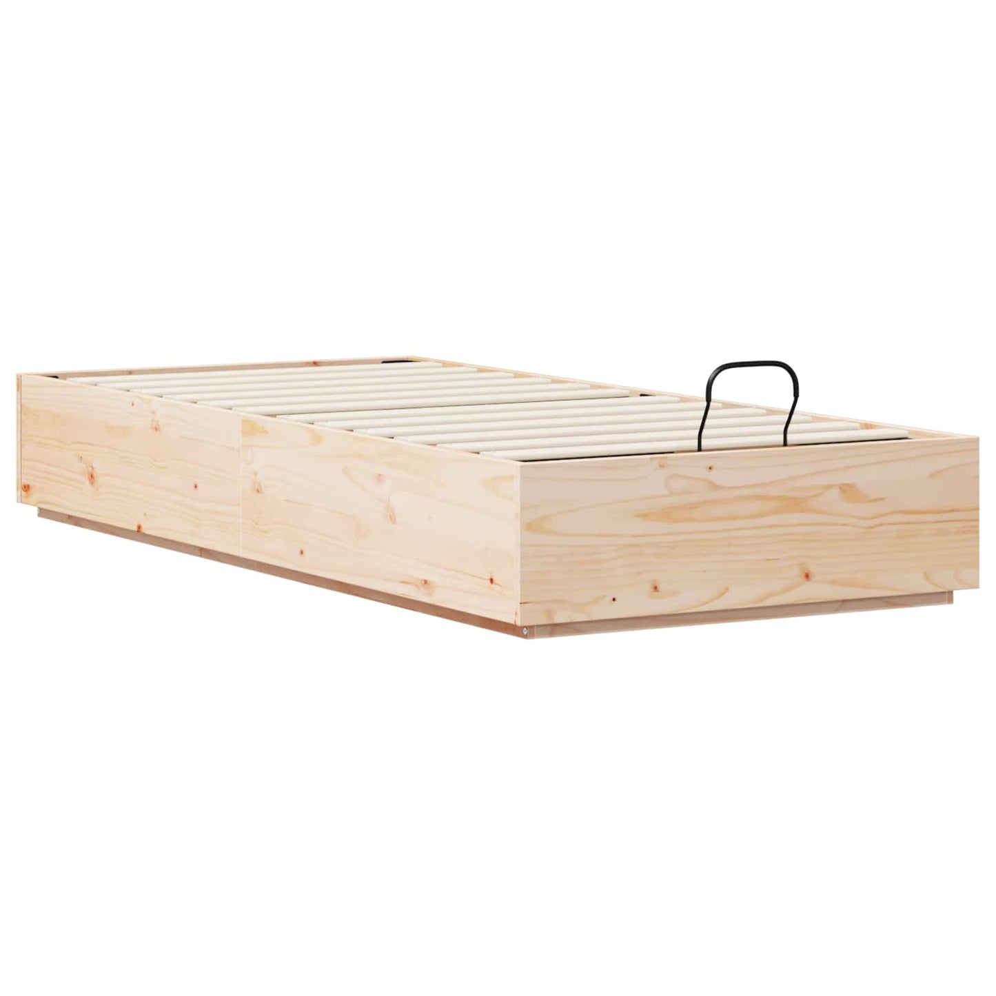 vidaXL Κρεβάτι Οθωμανικού Τύπου Φυσικό 80 x 200 cm Στερεό πεύκο