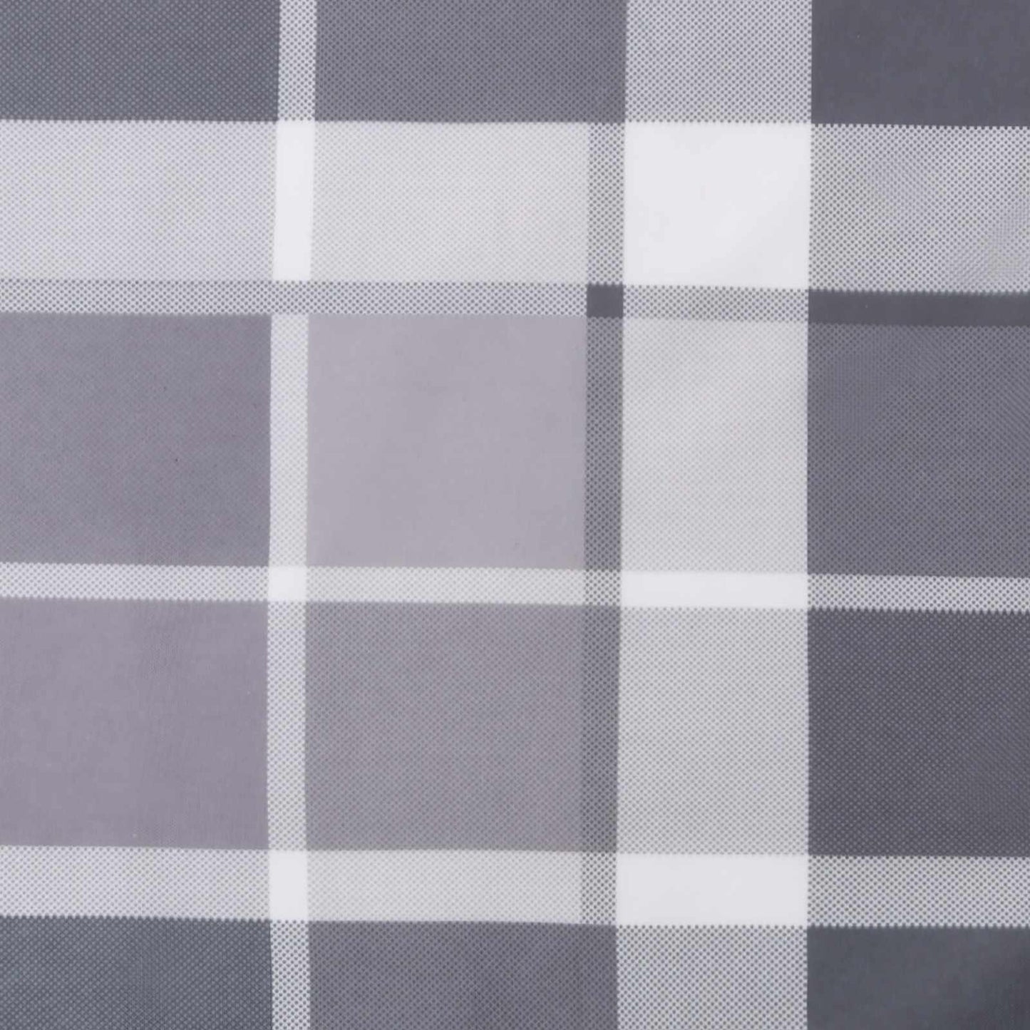 vidaXL Μαξιλάρι Εξωτερικού Χώρου 4 pcs Γκρι Καρό 50 x 50 cm Ύφασμα