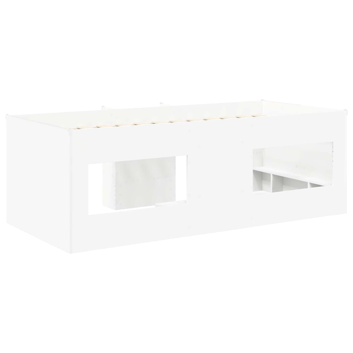 vidaXL Κρεβάτι Υψηλού Στυλ για Παιδιά 2 pcs Λευκό 80 x 200 cm