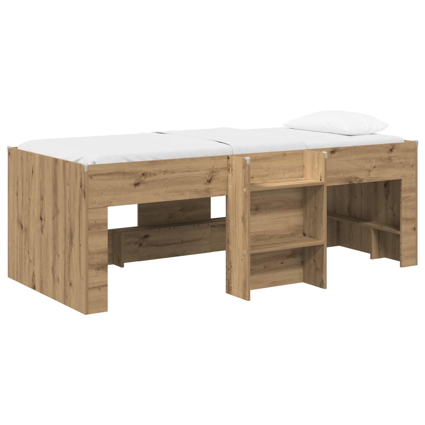 vidaXL Κρεβάτι Υψηλού Στυλ για Παιδιά 2 pcs Artisan Δρυς 90 x 200 cm