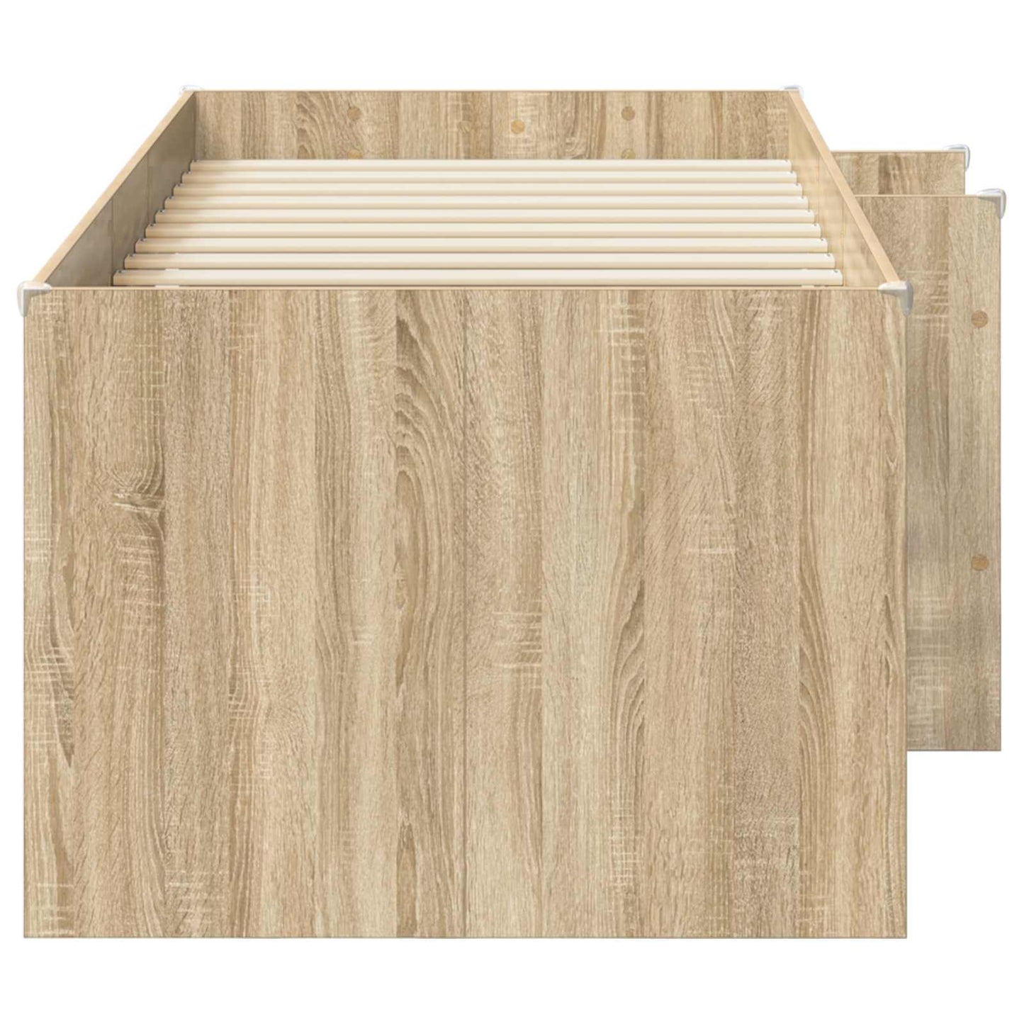 vidaXL Κρεβάτι Υψηλού Στυλ για Παιδιά 2 pcs Sonoma Δρυς 98.5 x 200 εκ