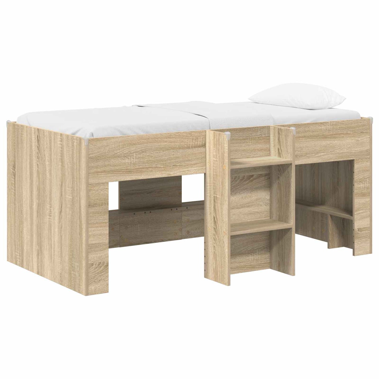 vidaXL Κρεβάτι Υψηλού Στυλ για Παιδιά 2 pcs Sonoma Επεξεργασμένο Ξύλο