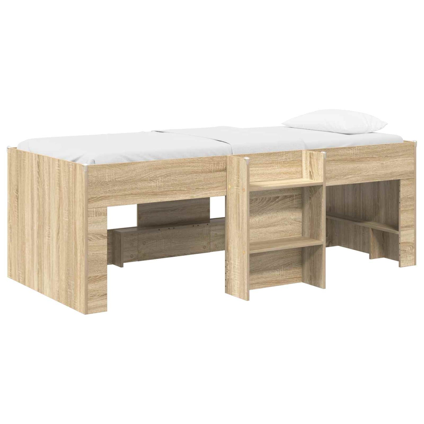 vidaXL Κρεβάτι Υψηλού Στυλ για Παιδιά 2 pcs Sonoma Δρυς 90 x 190 cm