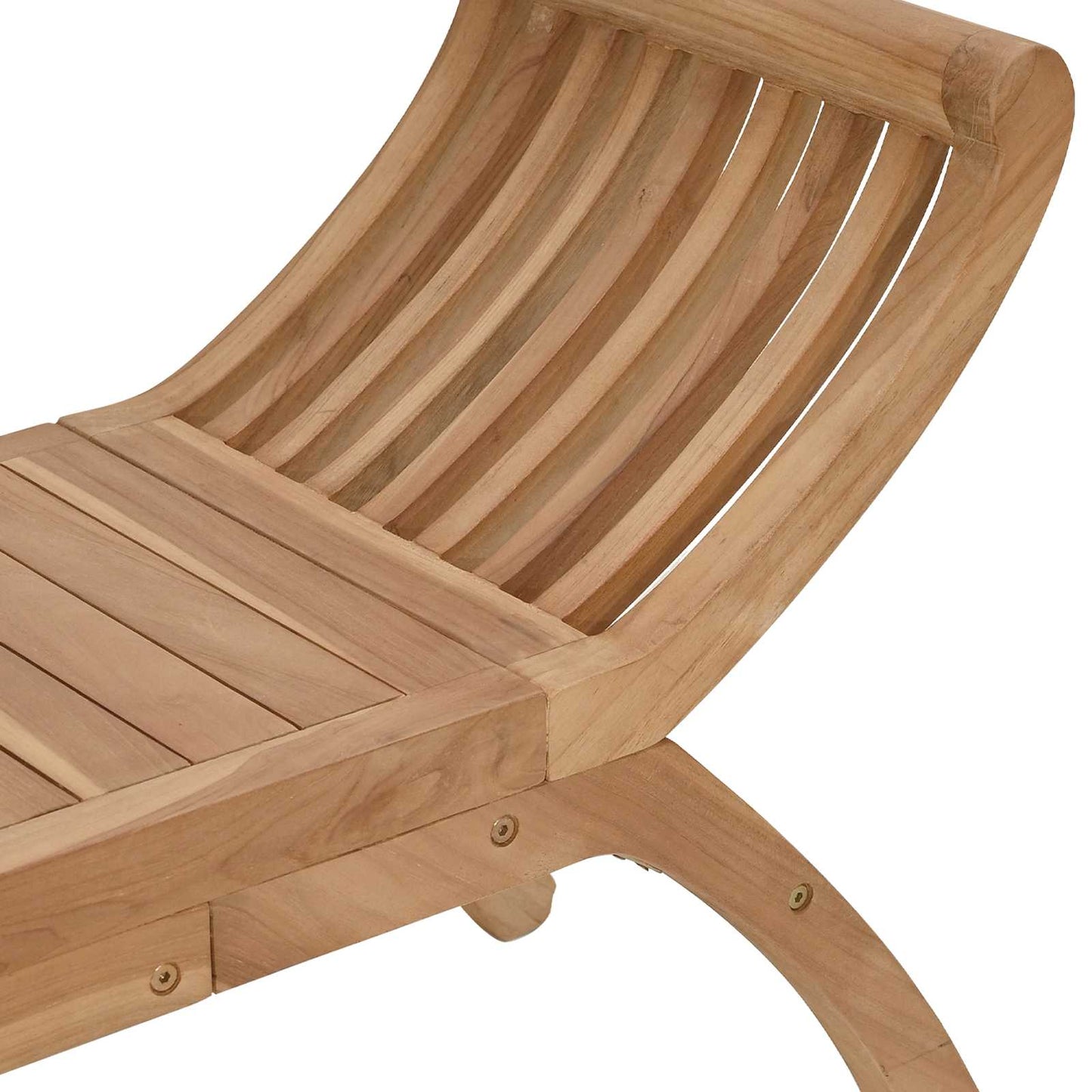 vidaXL Παγκάκι κήπου 2 -Seater 126 cm Στερεό Ξύλο Τίκ Φυσικό