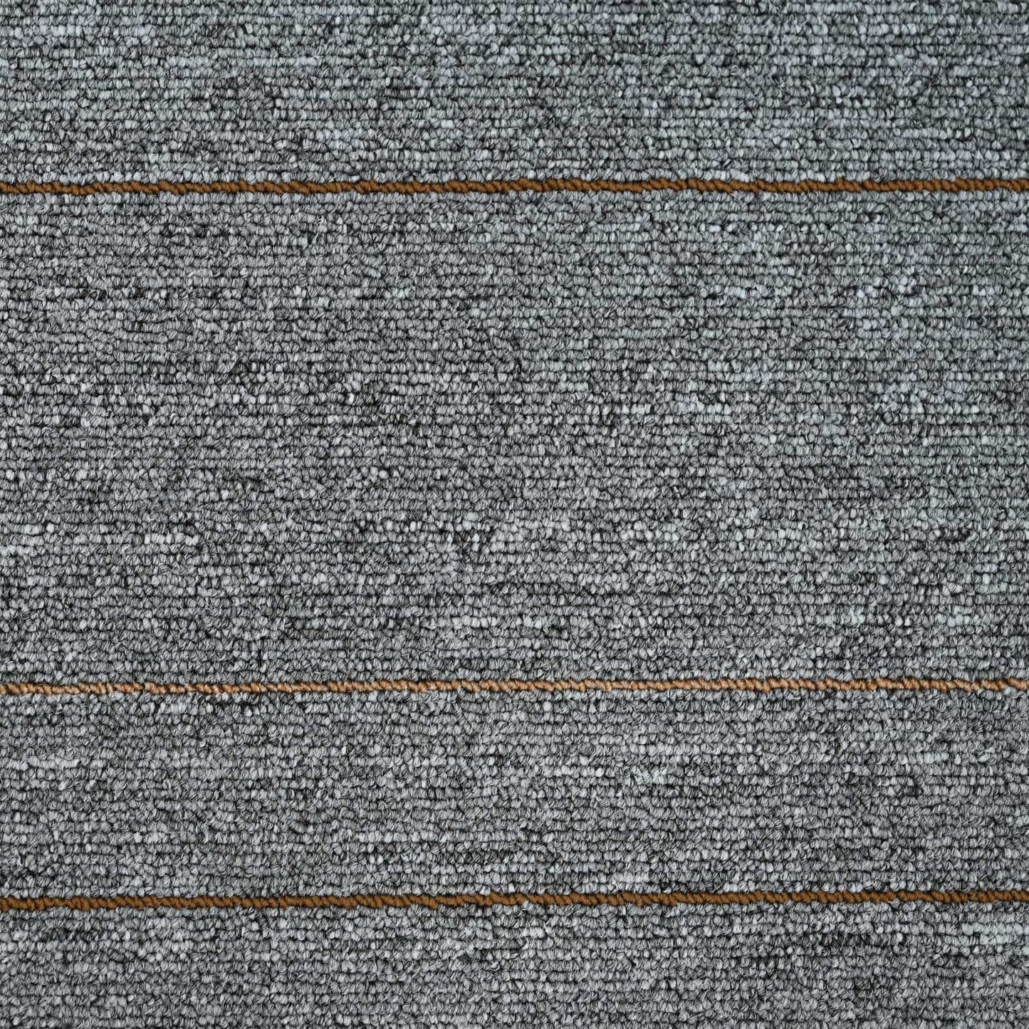 vidaXL Πλακάκι Χαλιού Ανοιχτό γκρι με ρίγες 50 x 50 cm 36 τμχ.