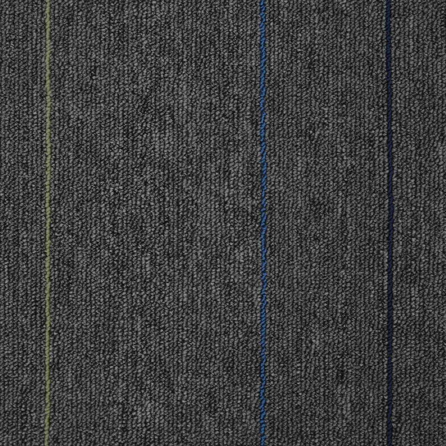 vidaXL Πλακάκι Χαλιού Μέτριο Γκρι με Ρίγες 50 x 50 cm 36 τμχ.