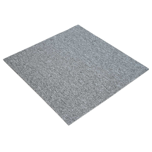 vidaXL Πλακάκι Χαλιού Ανοιχτό γκρι 50 x 50 cm 36 τμχ.