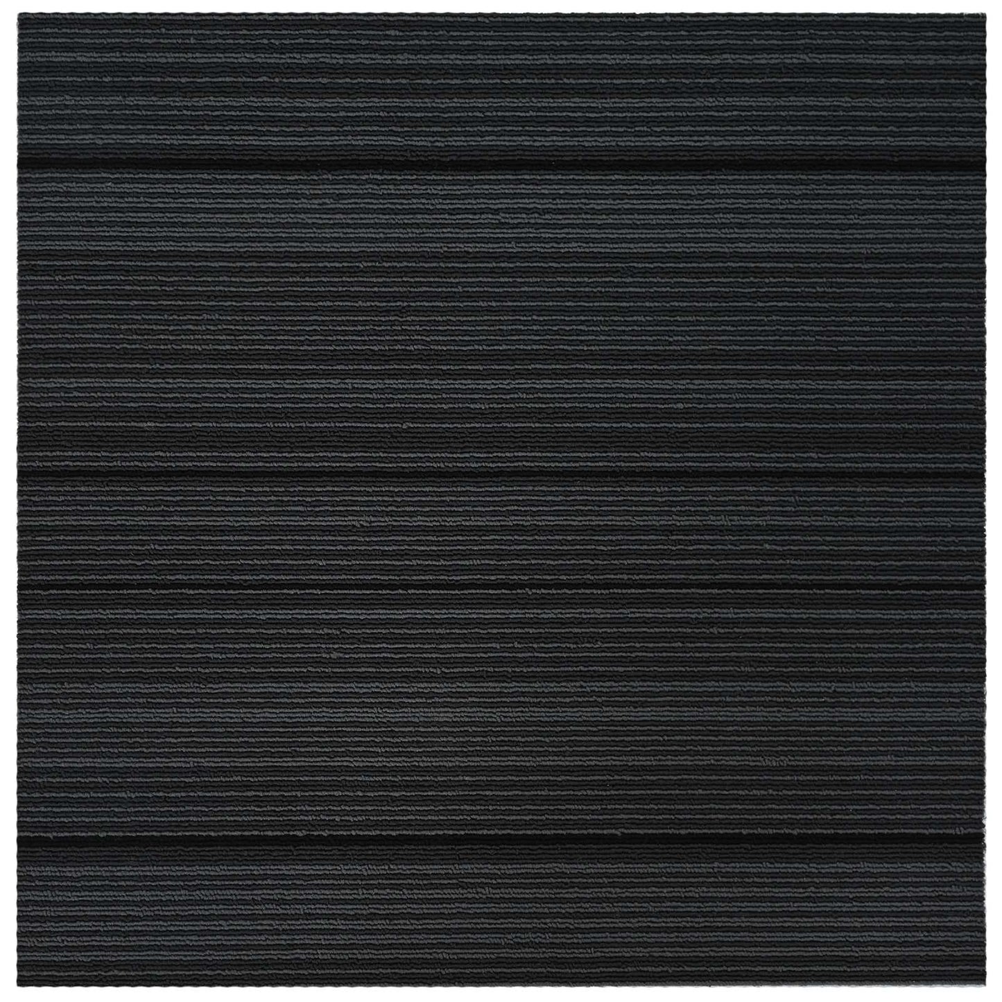 vidaXL Πλακάκι Χαλιού Ριγέ Ανοιχτό Γκρι 50 x 50 cm 4 τμχ.