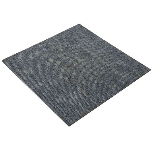 vidaXL Πλακάκι Χαλιού Γαλάζιο Γκρι 50 x 50 cm 36 τμχ.