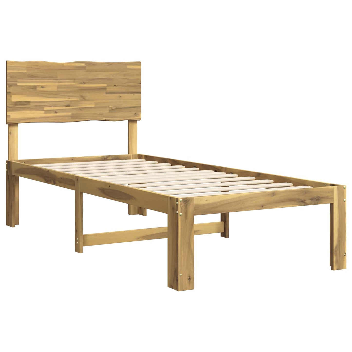 vidaXL Μονό Κρεβάτι με Κεφαλάρι ROSTOCK Λευκό 75 x 190 cm