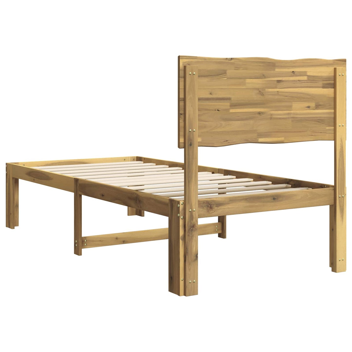 vidaXL Μονό Κρεβάτι με Κεφαλάρι ROSTOCK Λευκό 75 x 190 cm