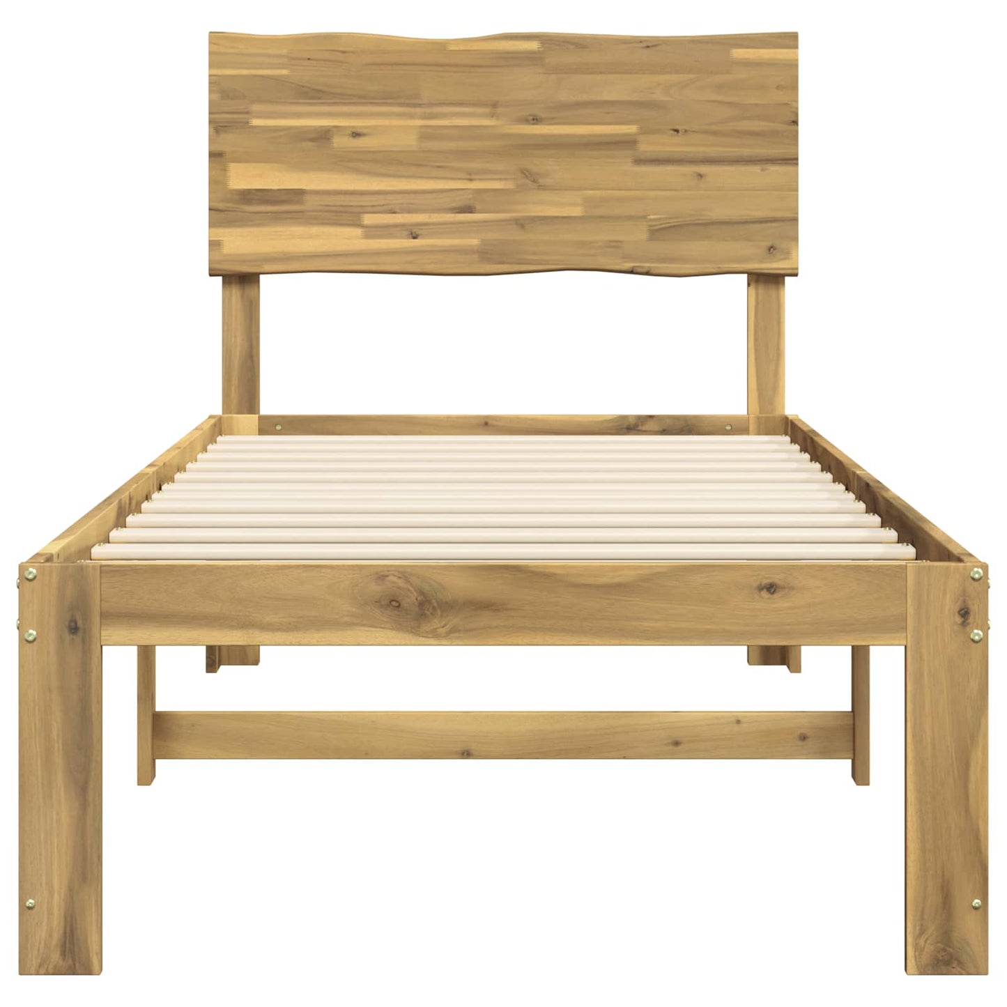 vidaXL Μονό Κρεβάτι με Κεφαλάρι ROSTOCK Λευκό 75 x 190 cm