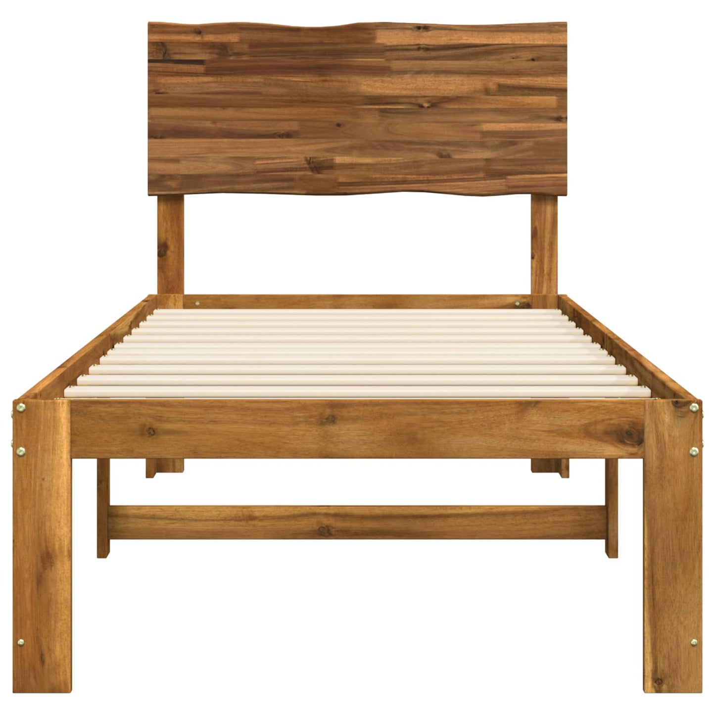 vidaXL Μονό Κρεβάτι με Κεφαλάρι ROSTOCK Φυσικό 90 x 190 cm