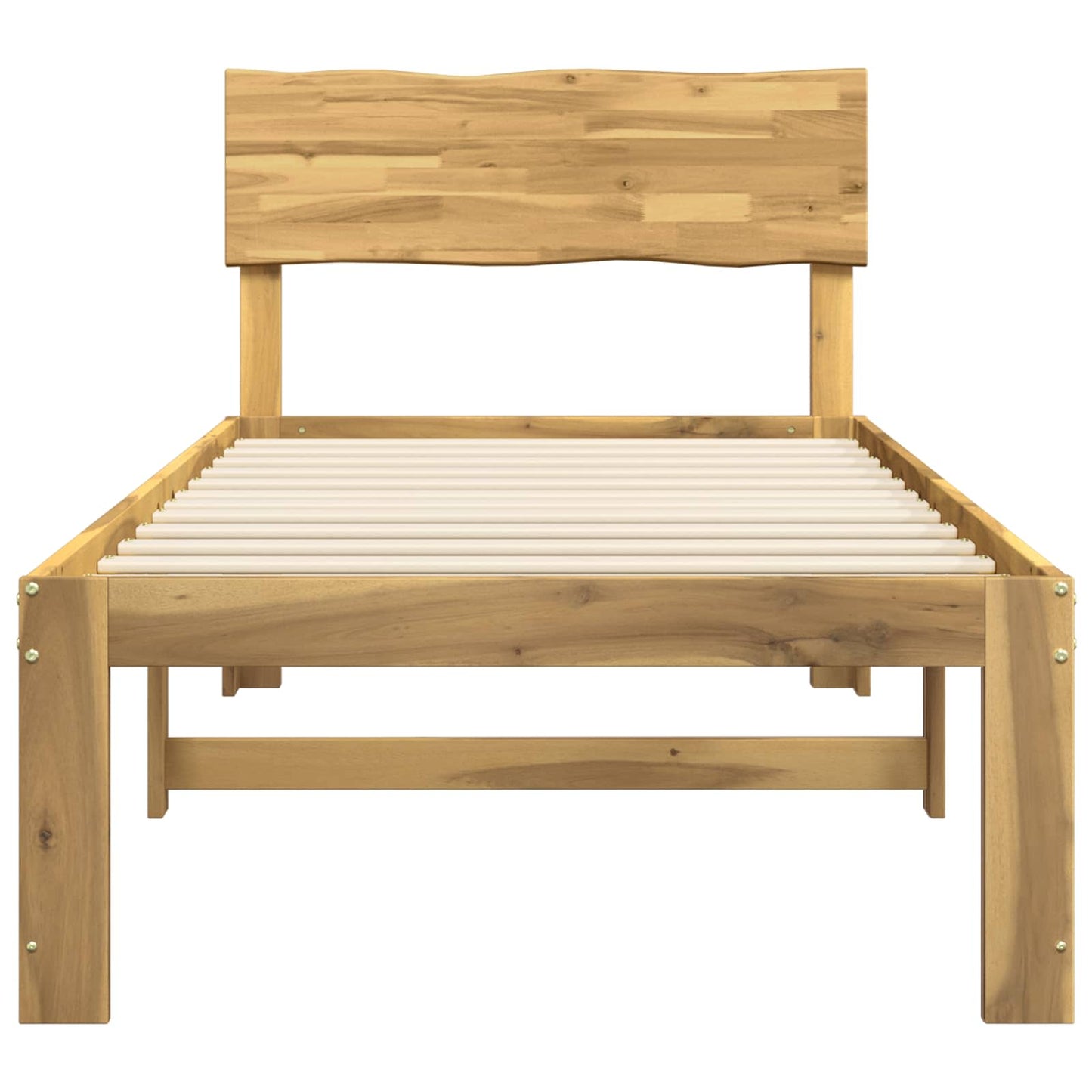 vidaXL Μονό Κρεβάτι με Κεφαλάρι ROSTOCK Λευκό 100 x 200 cm