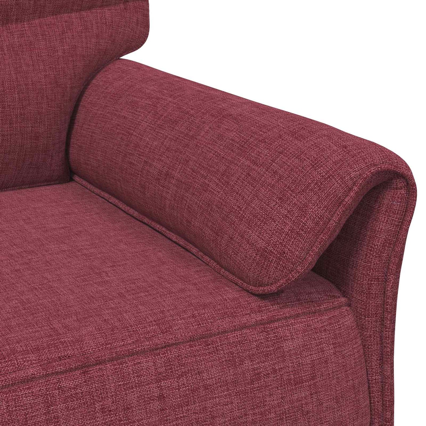 vidaXL Καναπές 100% πολυέστερ μεταλλικό πλαίσιο MDF, Κόντρα πλακέ