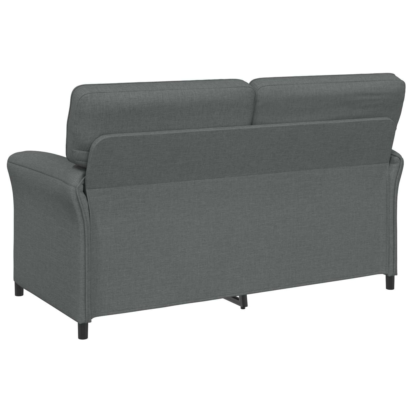 vidaXL Καναπές 100% πολυέστερ μεταλλικό πλαίσιο MDF, Κόντρα πλακέ