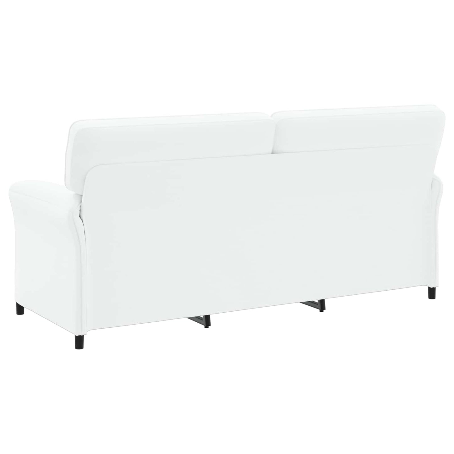 vidaXL Καναπές 100% πολυέστερ μεταλλικό πλαίσιο MDF, Κόντρα πλακέ