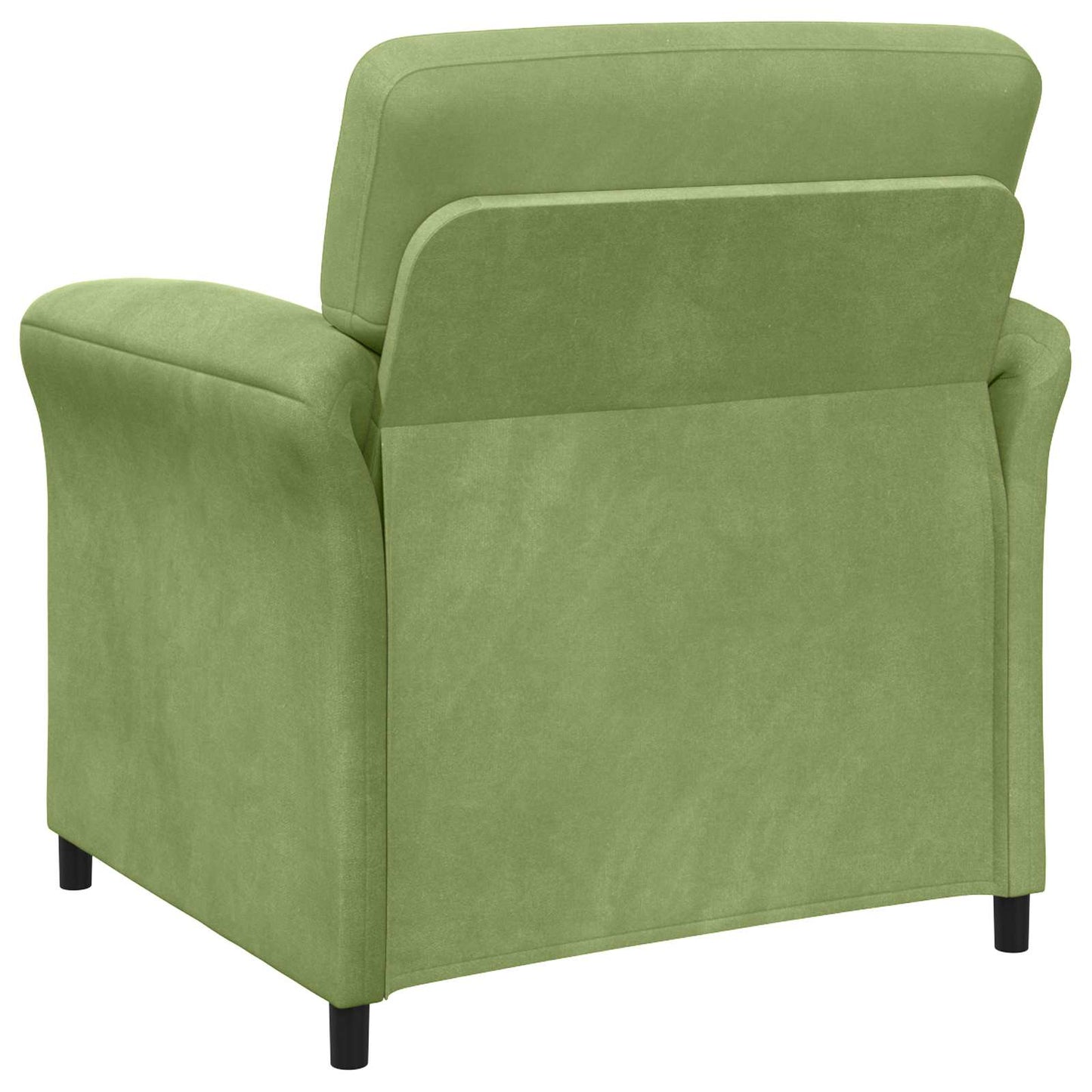 vidaXL Καναπές 1-θέσιος Ανοιχτό Πράσινο 88 x 83 x 95 εκ Βελούδο