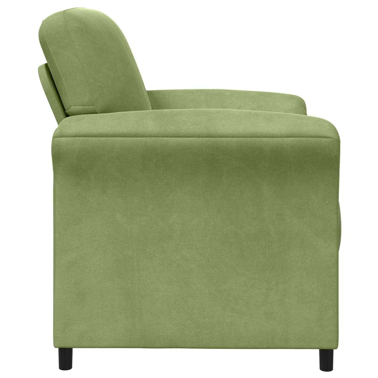 vidaXL Καναπές 1-θέσιος Ανοιχτό Πράσινο 88 x 83 x 95 εκ Βελούδο