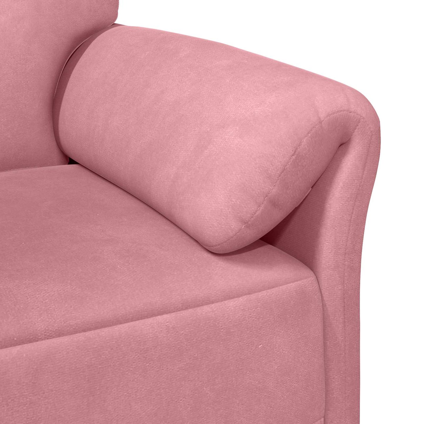 vidaXL Καναπές 1-θέσιος Ροζ 88 x 83 x 95 εκ Βελούδο