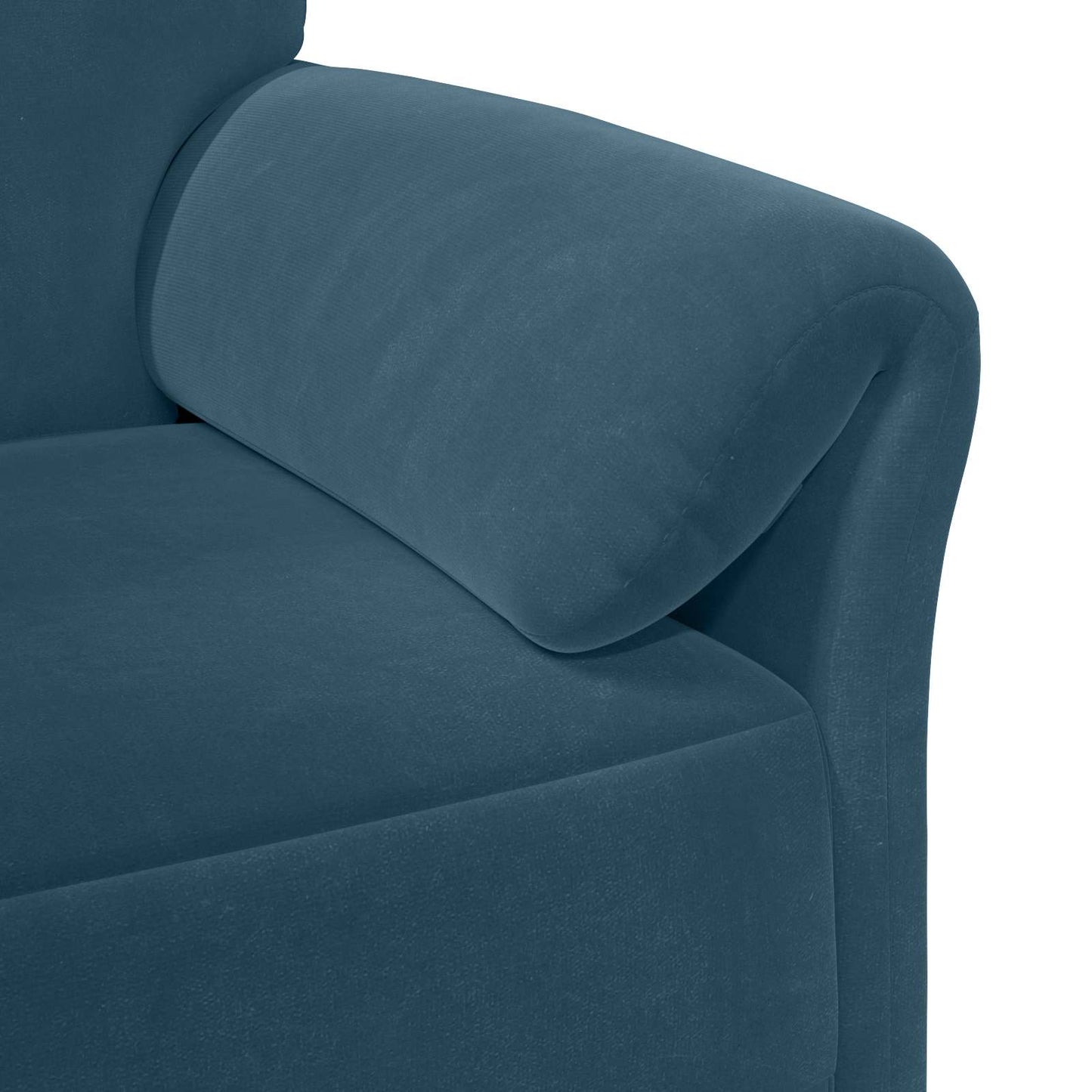 vidaXL Καναπές 2 ατόμων Μπλε 138 x 83 x 95 εκ Βελούδο