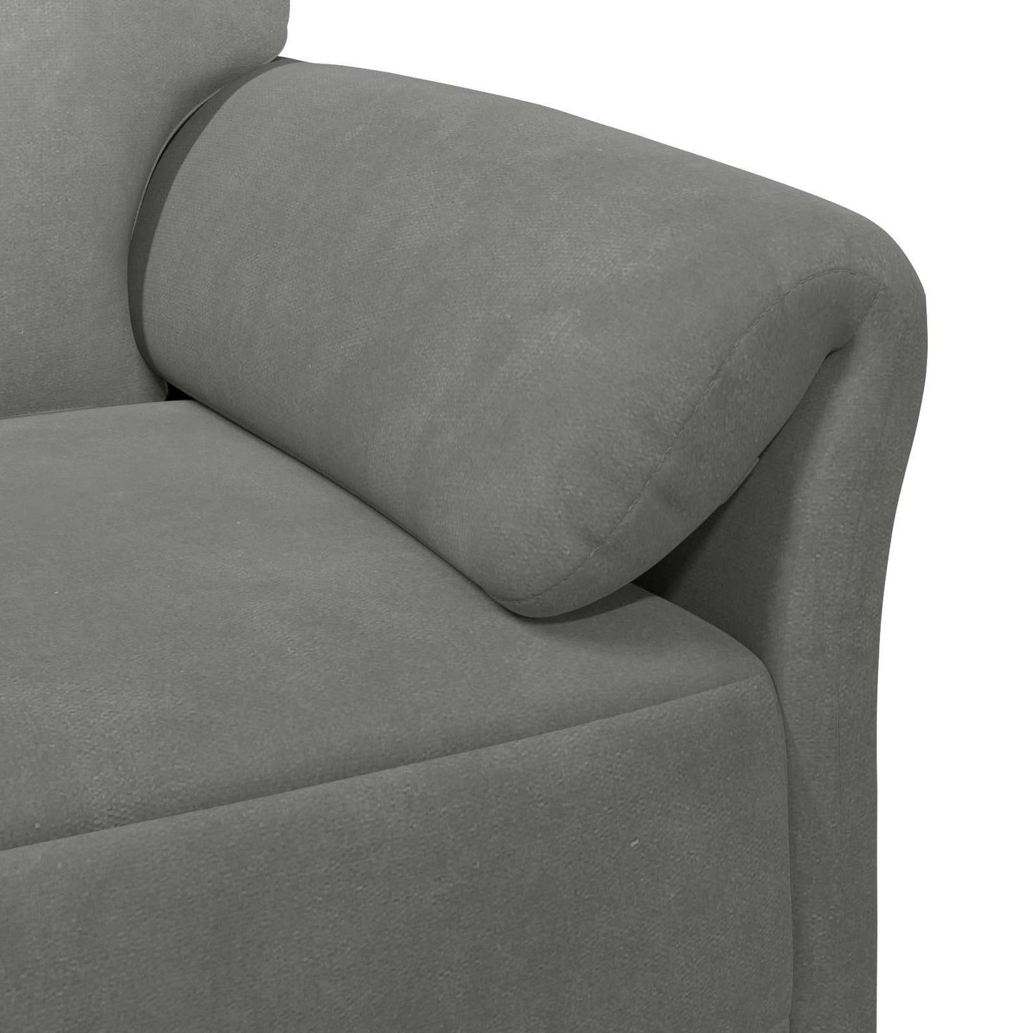 vidaXL Καναπές 2 ατόμων Σκούρο Γκρι 158 x 83 x 95 εκ Βελούδο