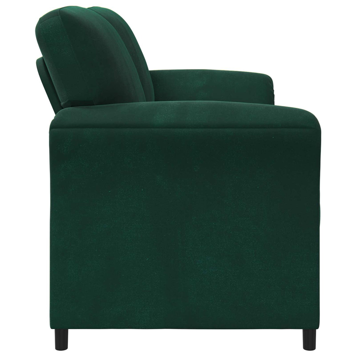 vidaXL Καναπές 2 ατόμων Σκούρο Πράσινο 158 x 83 x 95 εκ Βελούδο