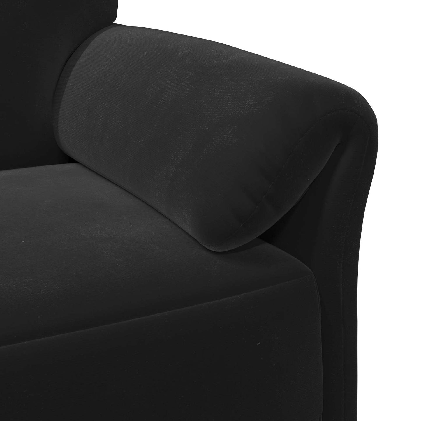 vidaXL Καναπές 2 ατόμων Μαύρο 158 x 83 x 95 εκ Βελούδο
