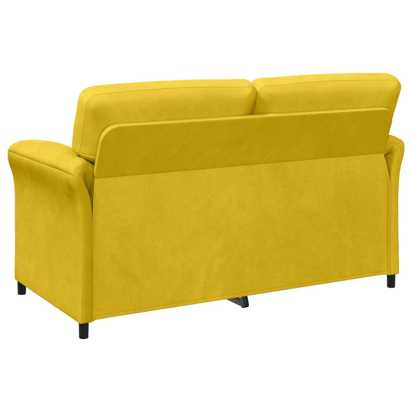 vidaXL Καναπές 2 ατόμων Κίτρινο 158 x 83 x 95 εκ Βελούδο