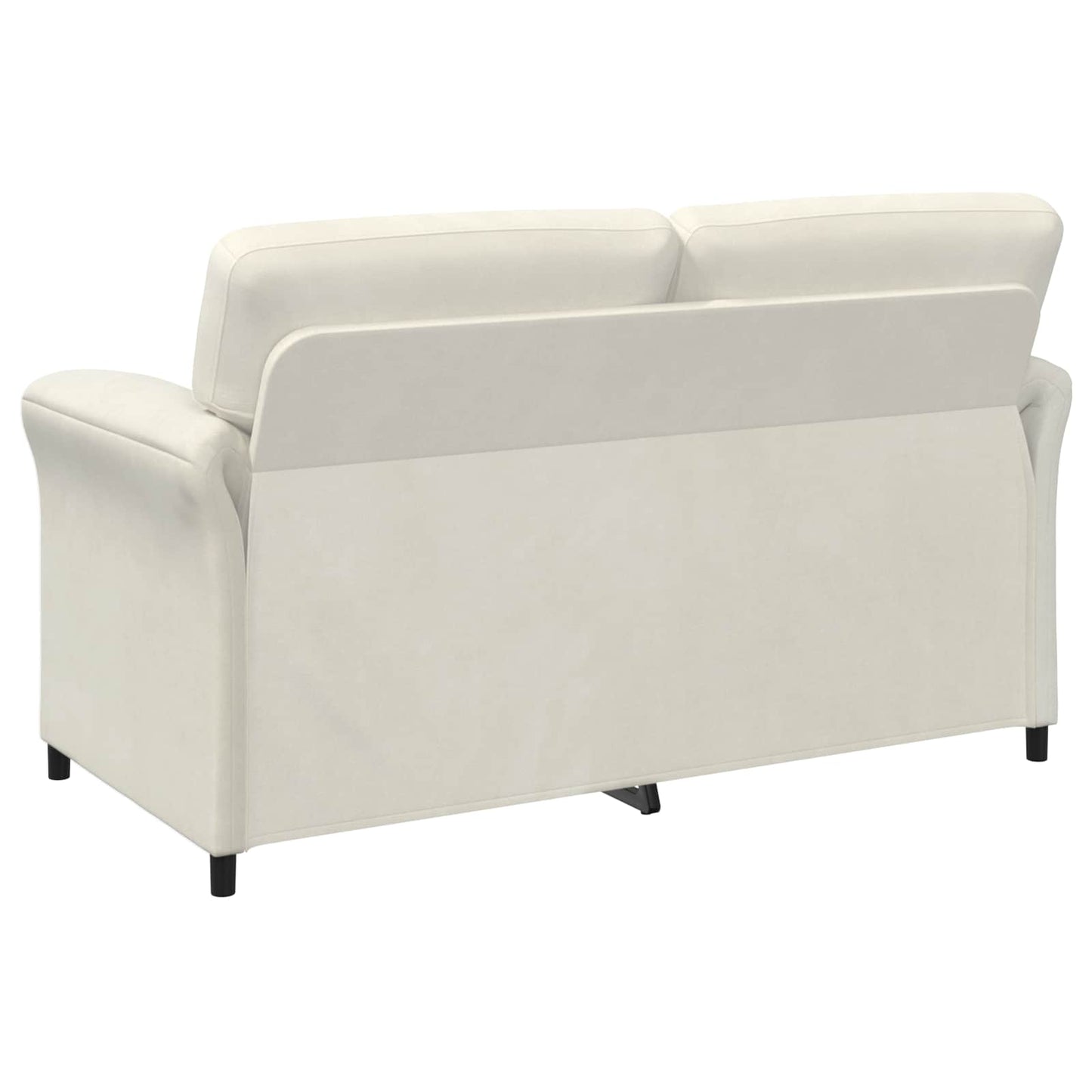 vidaXL Καναπές 2 ατόμων Κρεμ 158 x 83 x 95 εκ Βελούδο