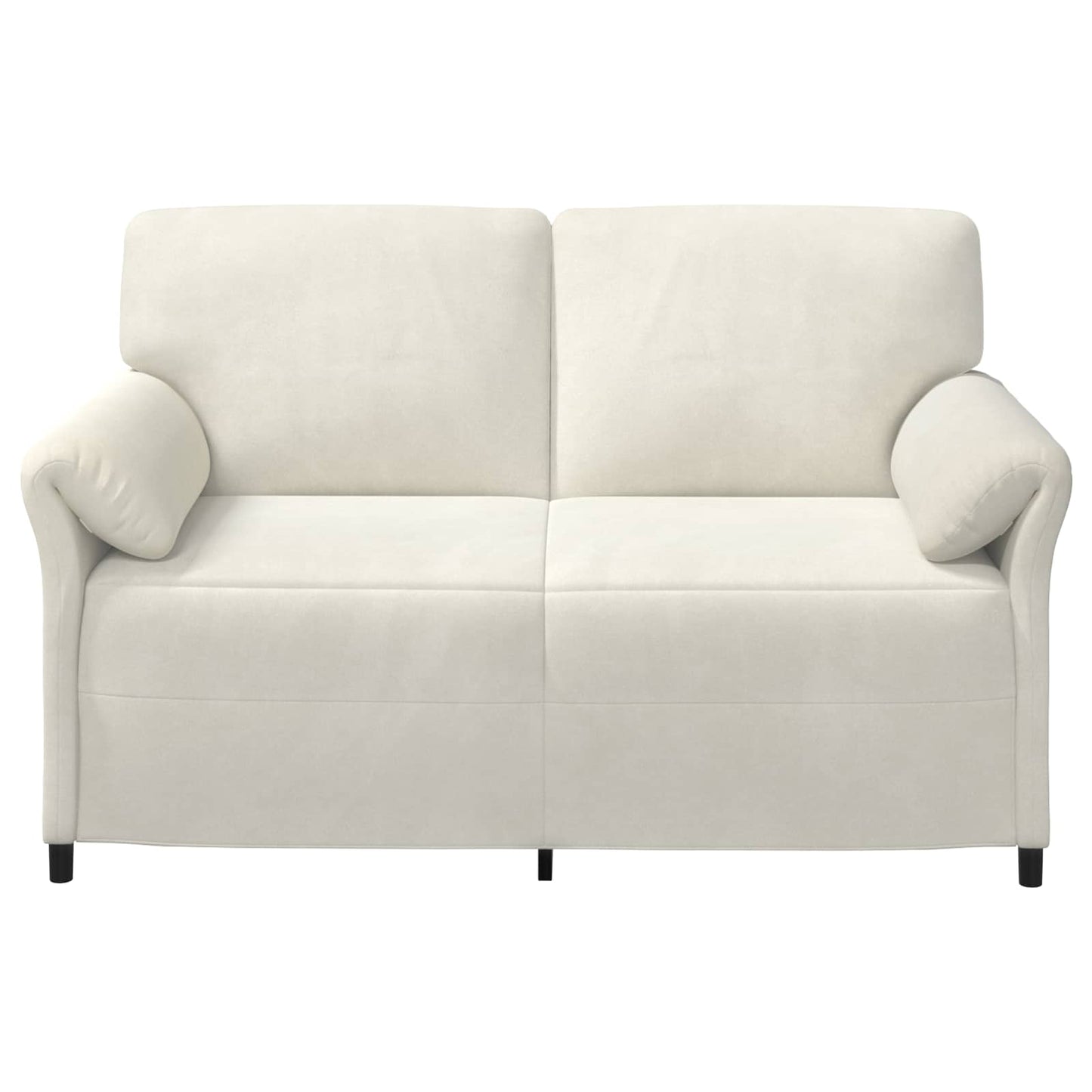 vidaXL Καναπές 2 ατόμων Κρεμ 158 x 83 x 95 εκ Βελούδο