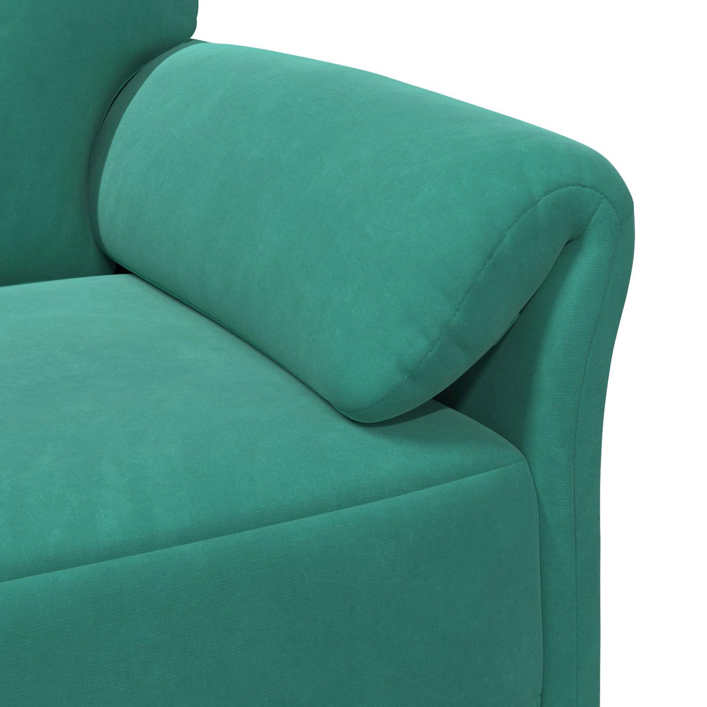 vidaXL Καναπές 2 ατόμων Τιρκουάζ 158 x 83 x 95 εκ Βελούδο