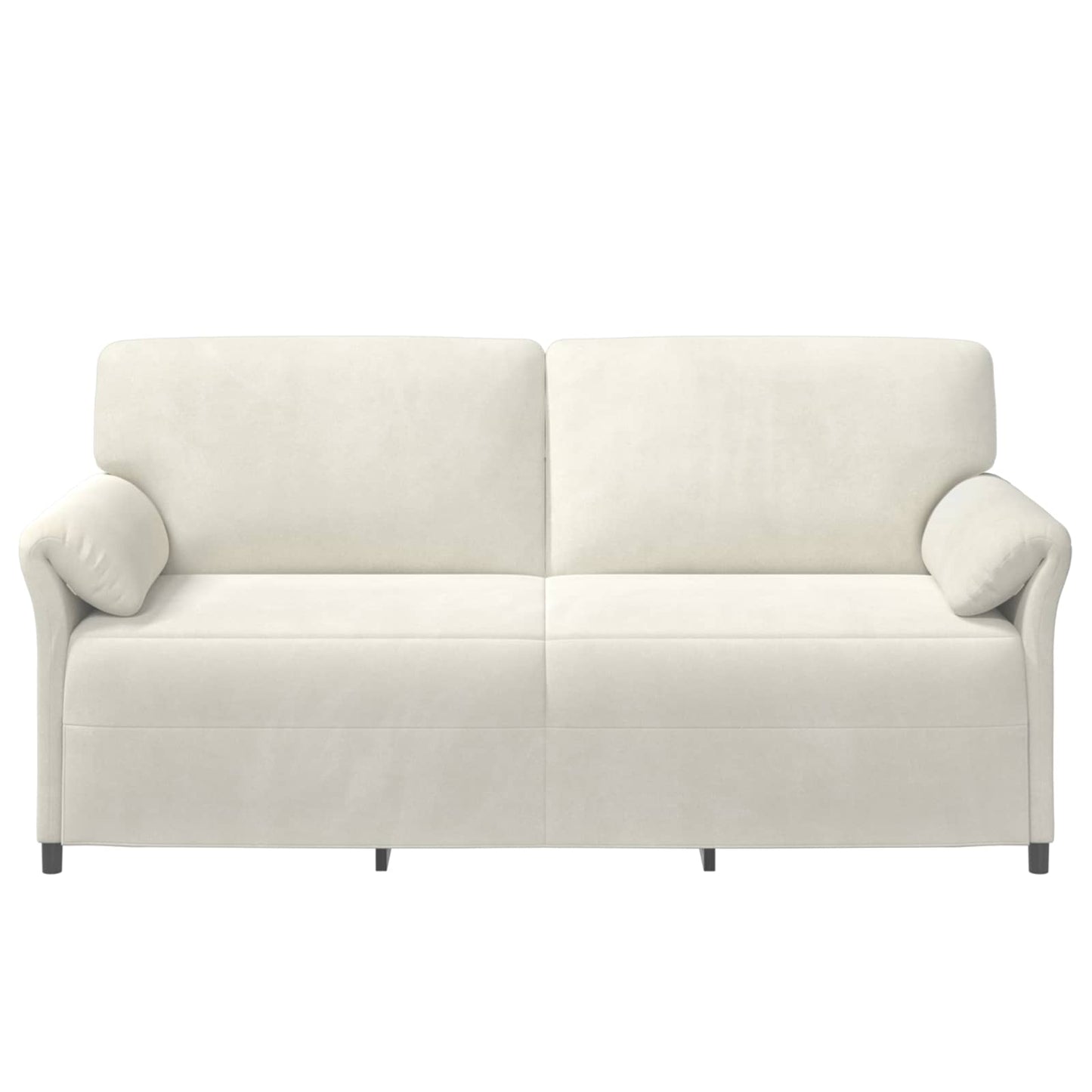 vidaXL 3-Θέσιος καναπές Κρεμ 198 x 83 x 95 εκ. Βελούδο
