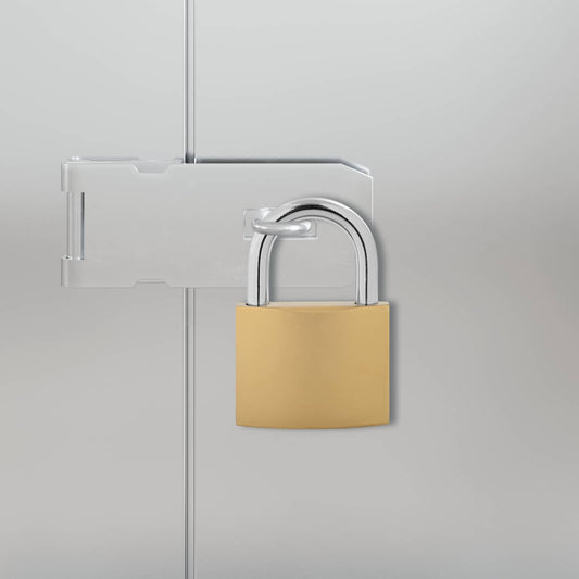 vidaXL Κλειδαριά U με Κλειδιά 6 pcs Ορείχαλκος Σίδερο