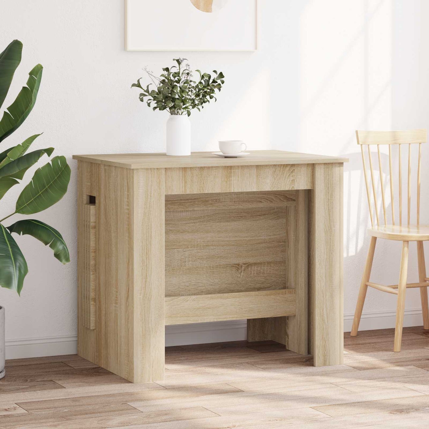 vidaXL Τραπέζι φαγητού 240 x 85 x 75 εκ Επεξεργασμένο Ξύλο Sonoma Δρυς